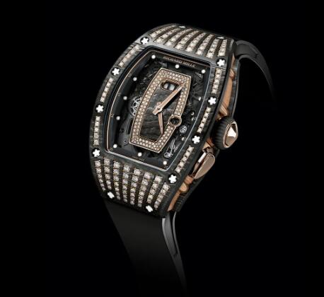 Richard Mille RM 037 Automatic Winding Carbon TPT Diamond Replica Watch